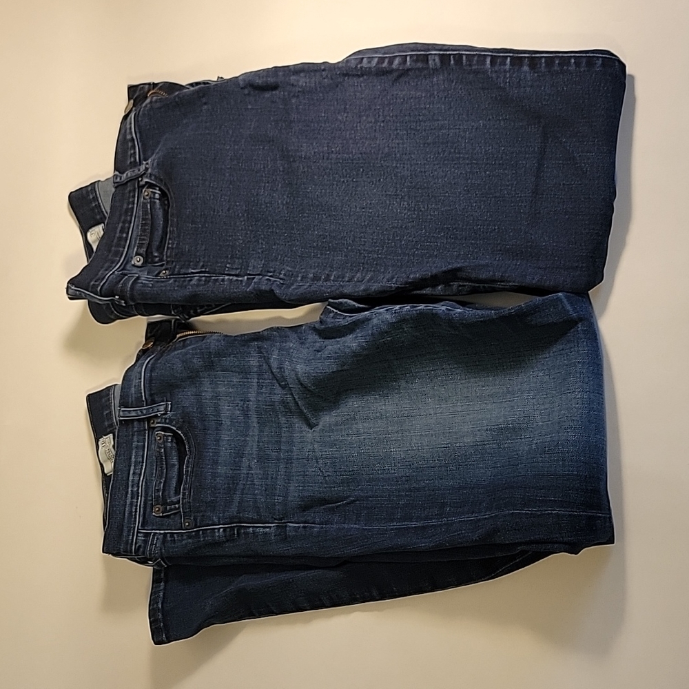 Gap Resolution slim straight jeans lot of 2